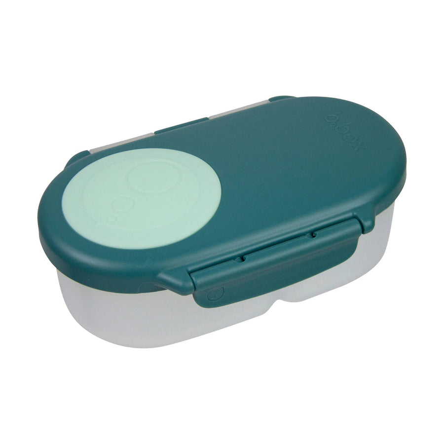 b.box Snackbox with Sealed Compartments & Fruit Holder – Emerald Forest