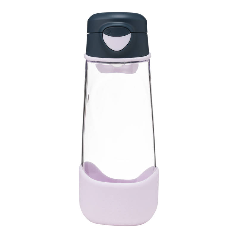 b.box Sport Spout Drink Bottle with Push-Button Lid – Indigo Rose, 600ml
