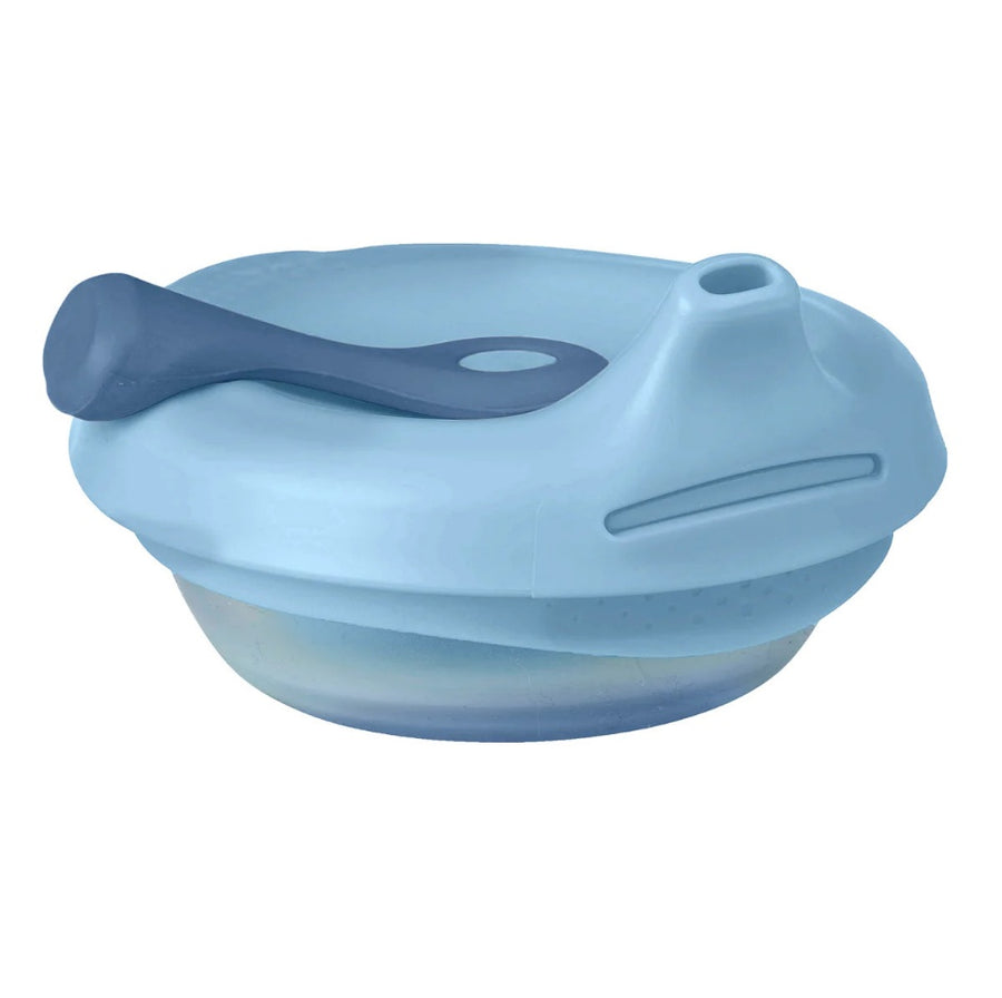 b.box Fill + Feed Reusable Silicone Food Pouch – Lullaby Blue
