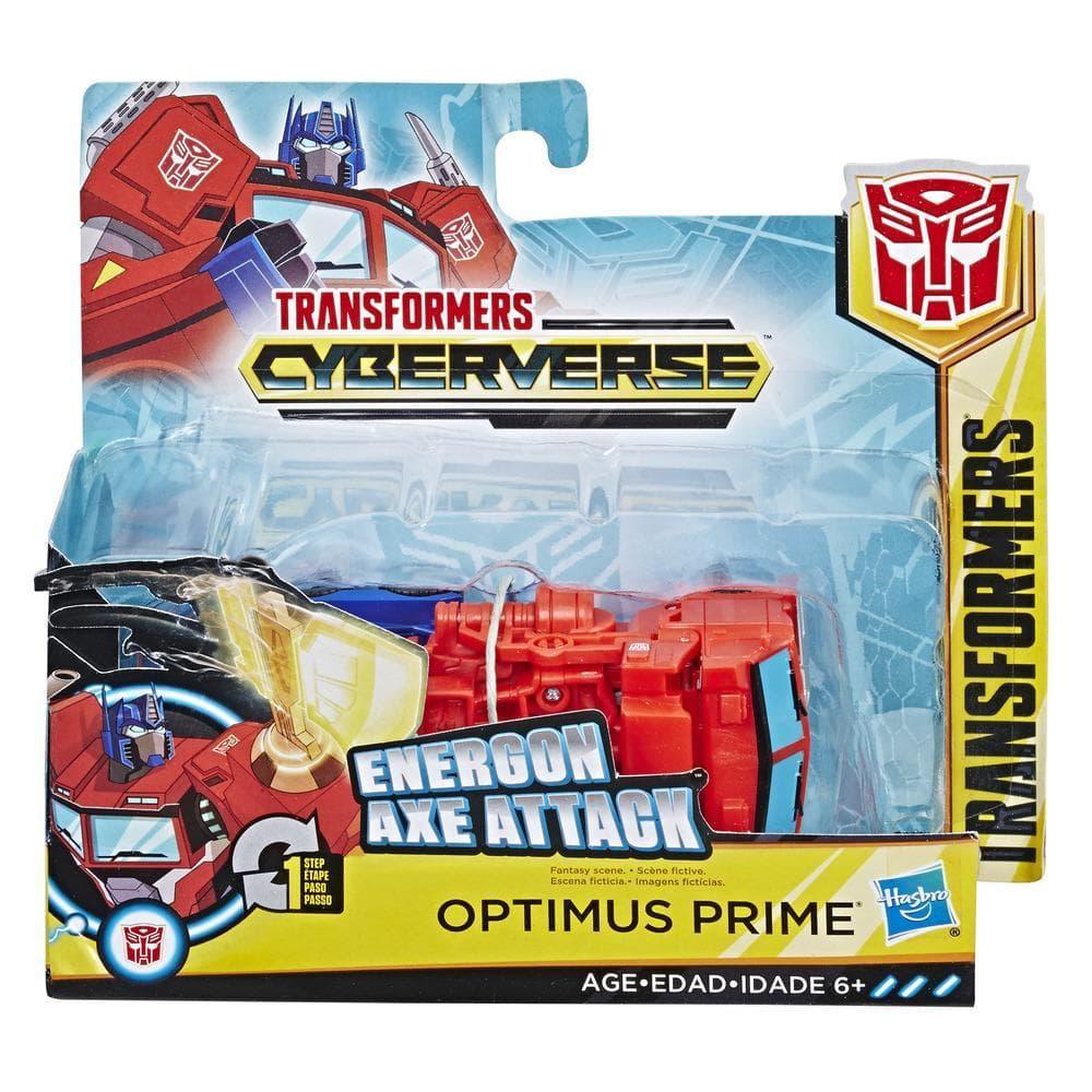 Transformers Cyberverse Action Attackers 1-Step Changer Optimus Prime E3645