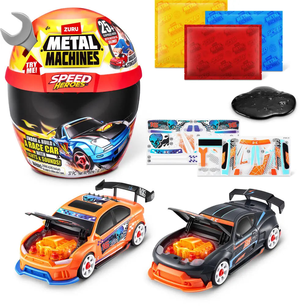 Zuru Metal Machines Speed Heroes Helmet Playset - Surprises Inside