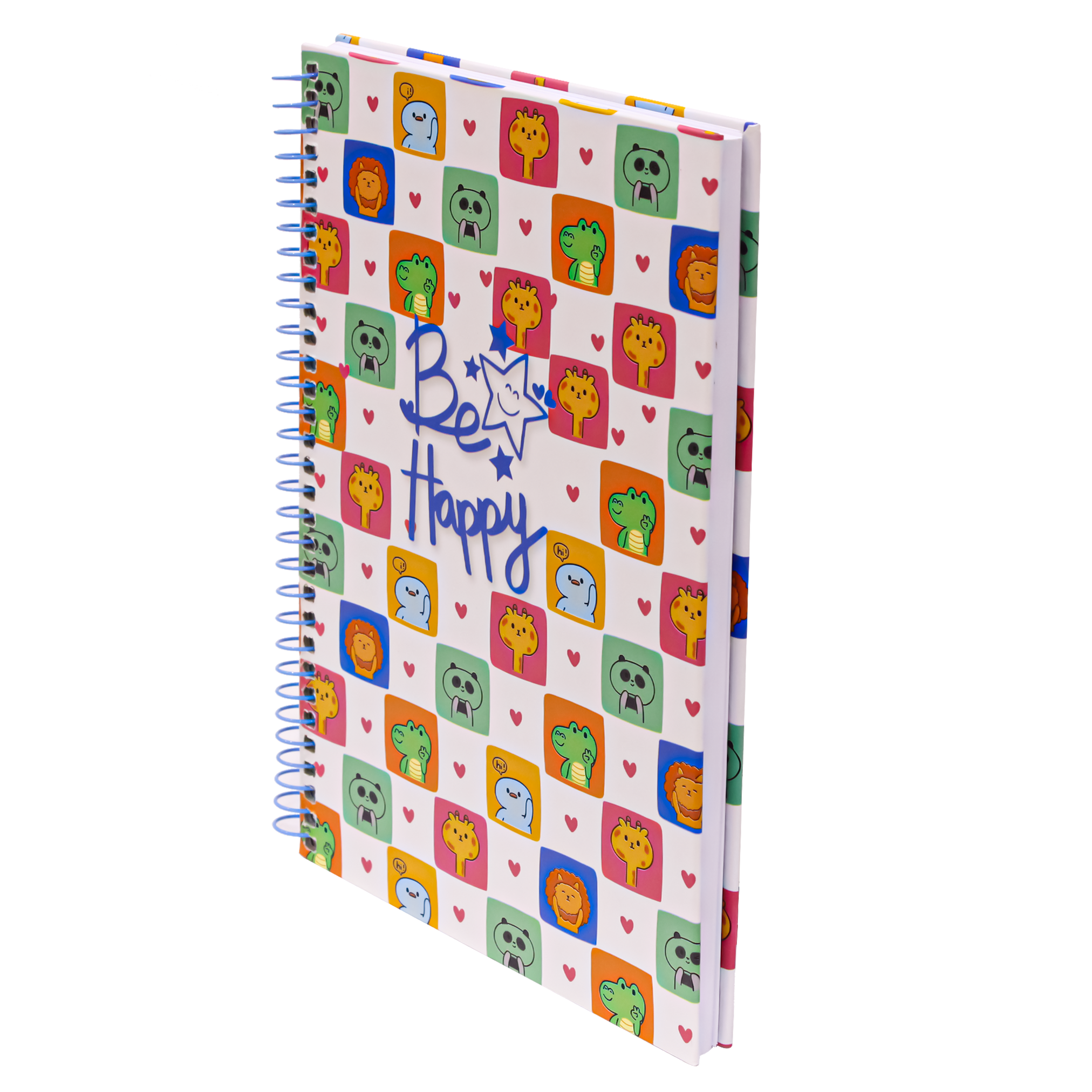 2BE Spiral Notebook A5 100 sheets - Be Happy