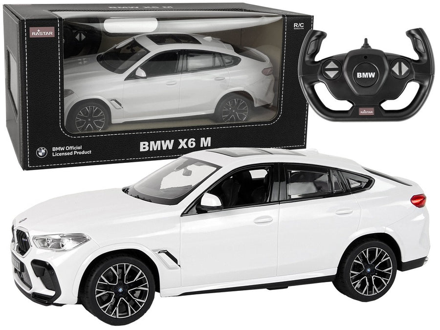 سيارة راستار بجهاز تحكم عن بعد BMW X6 M 1:14، لون أبيض