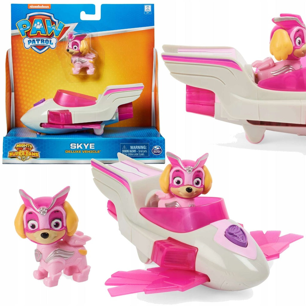 Paw Patrol Mighty Pups Super Paws - Skye Deluxe Vehicle