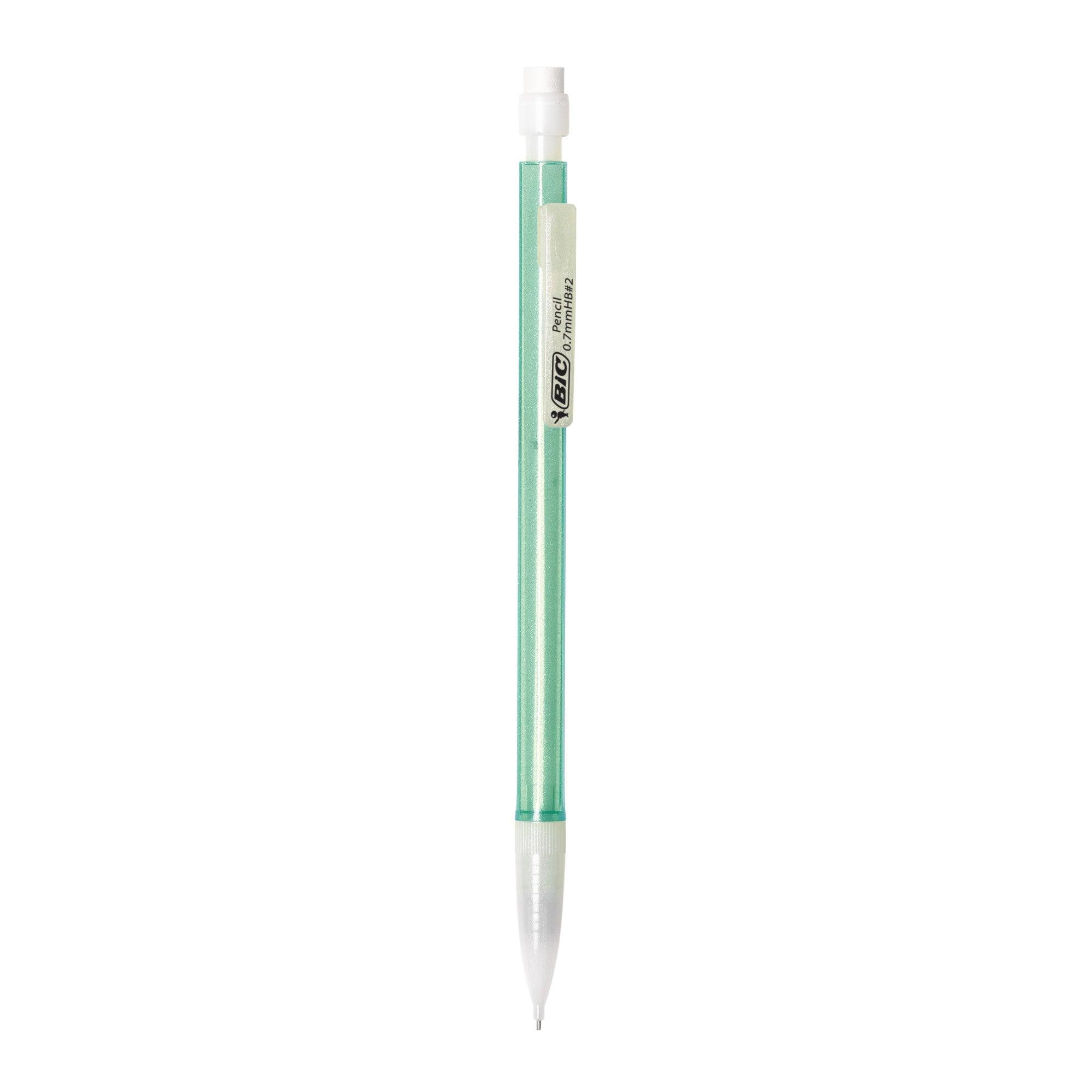 BIC Mechanical Pencil Extra Precision, Mechanical Pencils With Eraser for School or Work - Fine Point (0.5mm)