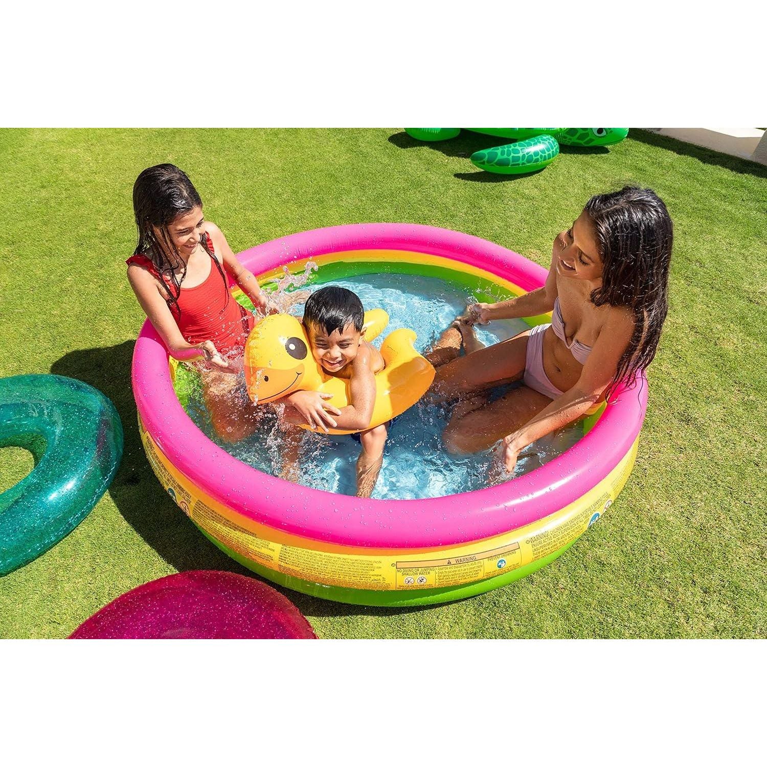 Intex 57422 3 Ring Sunset Glow Pool 147 x 33cm