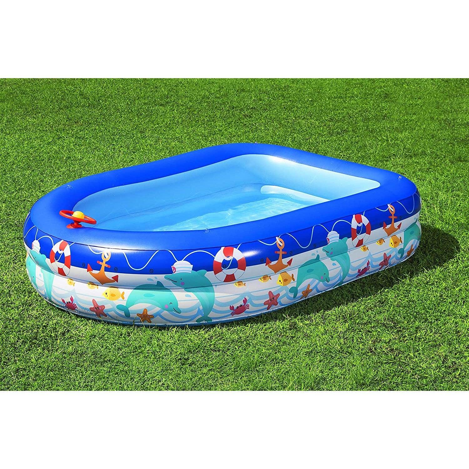 Bestway 54370 Sea Captain Family Pool 213X155X132 - BumbleToys - 8-13 Years, Boys, Eagle Plus, Floaters, Girls, Sand Toys Pools & Inflatables