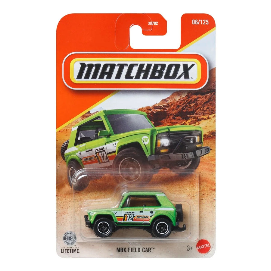 MatchBox Die Cast 1:64 Scale Vehicle - MBX Field Car (Green)