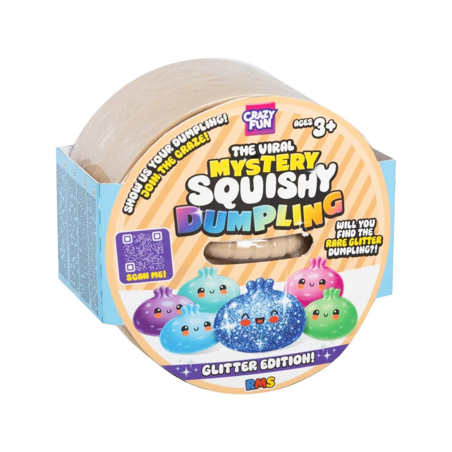 Crazy Fun RMS Mystery Squishy Dumpling - Glitter Edition! Random Color