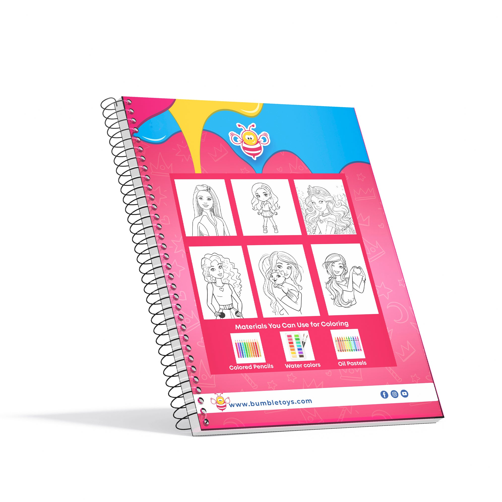 Premium Barbie Coloring Book For Girls 34 Pages