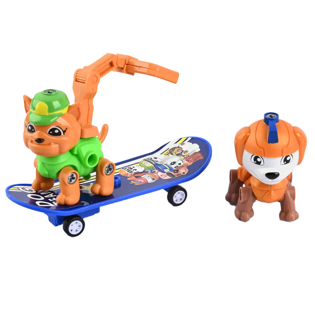 Paw patrol DIY Assembly Character Toy Playset For Kids - Characters May Vary