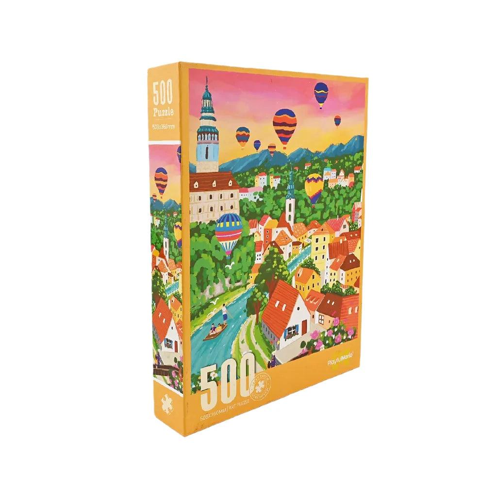 Cobblestone & Sky: Lose Yourself in This 500 Piece Puzzle