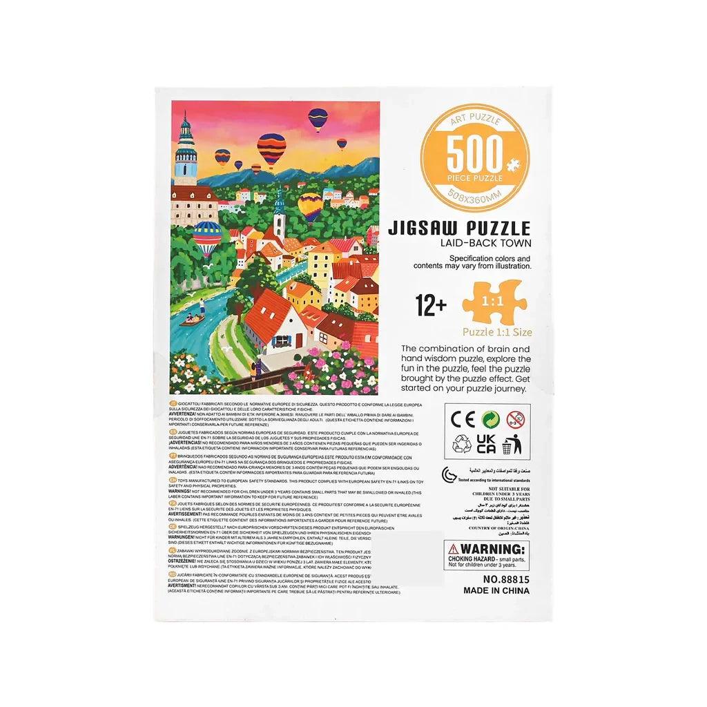 Cobblestone & Sky: Lose Yourself in This 500 Piece Puzzle