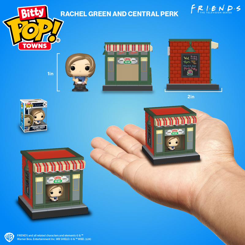 Funko Bitty Pop! Towns Rachel Green and Central Perk