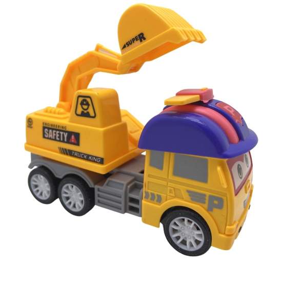 Cute Inertia Car City Series 12 Trucks For Kids
