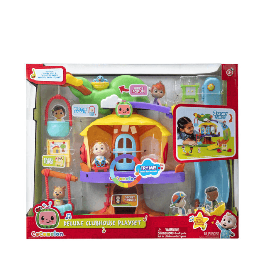 مجموعة ألعاب CoComelon Jazwares Deluxe Clubhouse