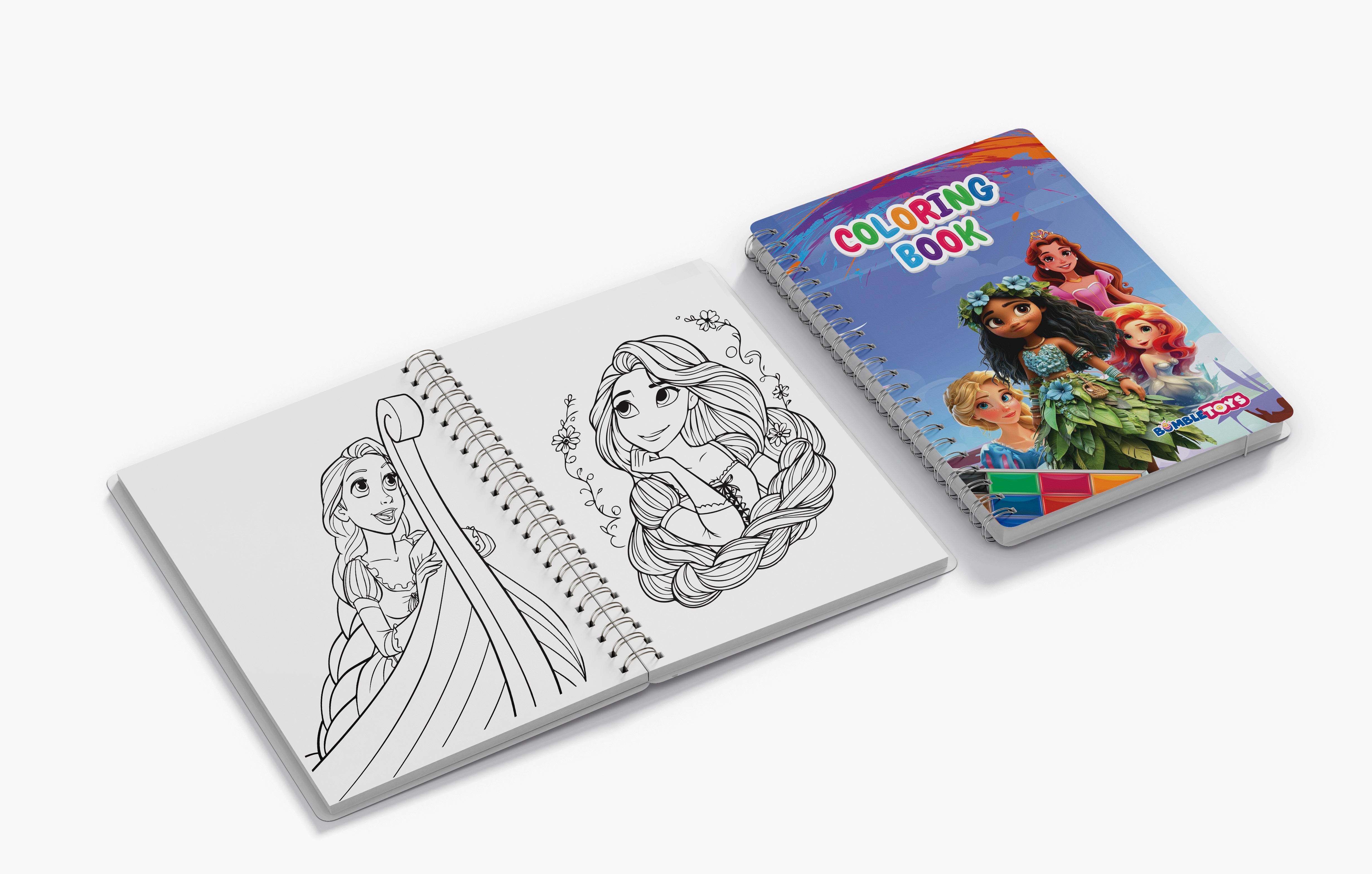 Premium Disney Princess Coloring Book For Girls 34 Pages