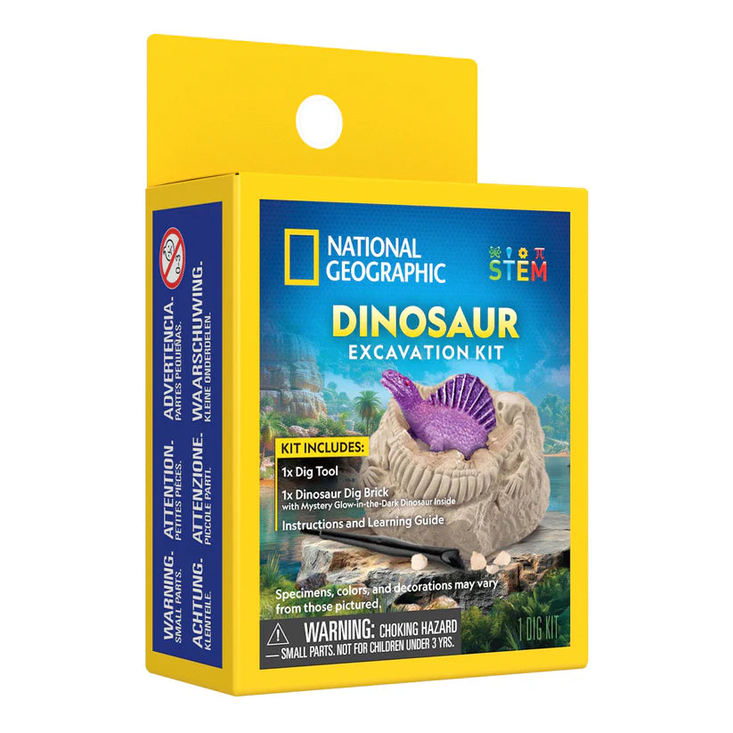 National Geographic Dinosaur Excavation Kit 5 Assortment - 1 Pcs