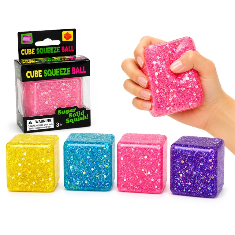 Sugar Cube Powder Glitter 5X5X5cm Squish