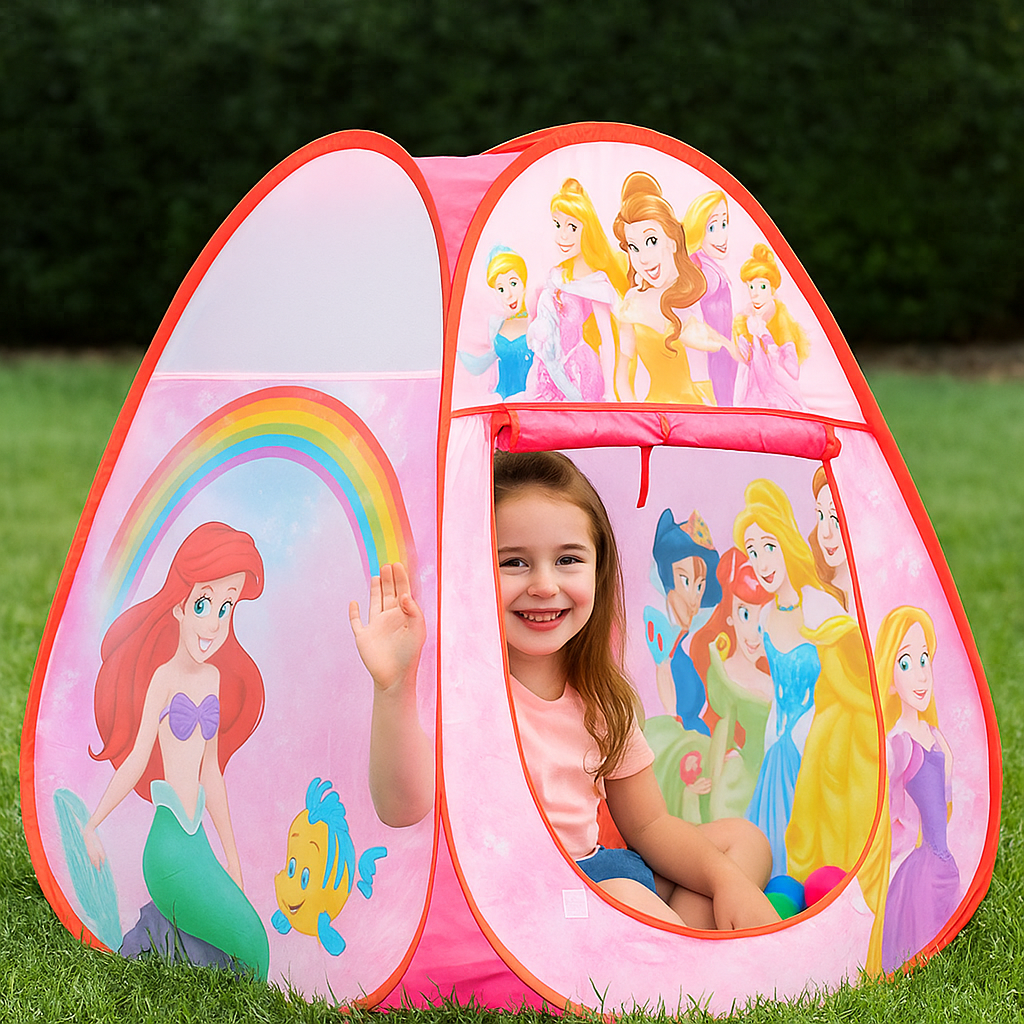 Lovely Baby Princess Play Tent Foldable Castle For Children Indoor And Outdoor Games - Style may Vary