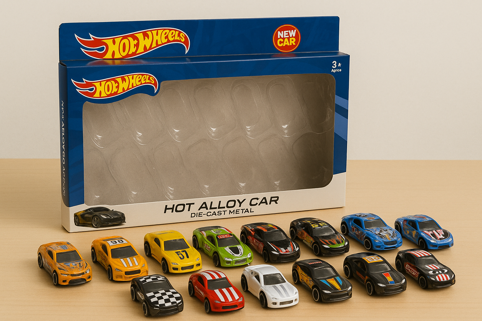 Hot Wheels 12 Cars Pack 1:64 Scale Die Cast Cars