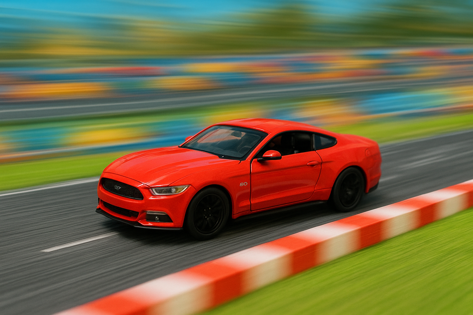 Welly Nex Die-Cast Metal Model Car 1:24- 2015 Ford Mustang Gt