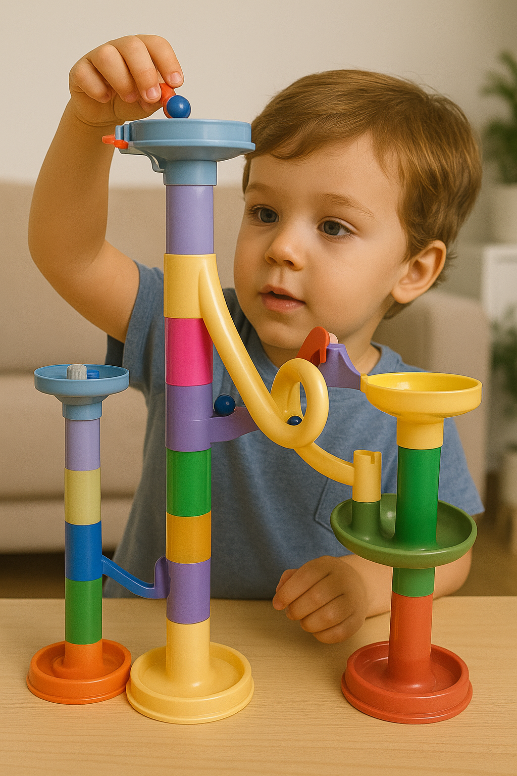 لعبة ماربل رن التعليمية في الصندوق