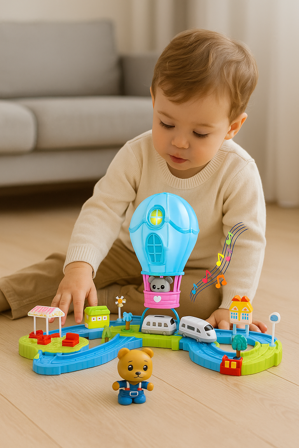 3-in-1 Assembly Drawing Track Park Set 31 pcs