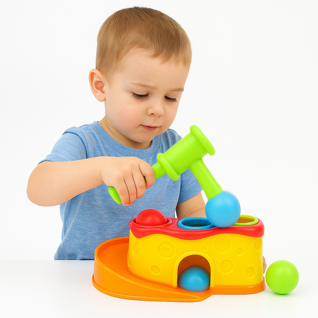 Baby Toy Hammer Pound The Ball- Interactive Educational Fun