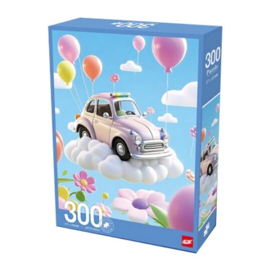 أحجية الصور المقطوعة "سيارة المدينة" من جي إكس، 300 قطعة - مشهد سحابي بألوان الباستيل GXF300-23