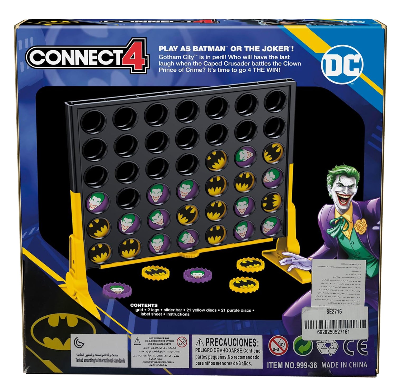 Connect Four DC Batman Board Game For Kids – BumbleToys
