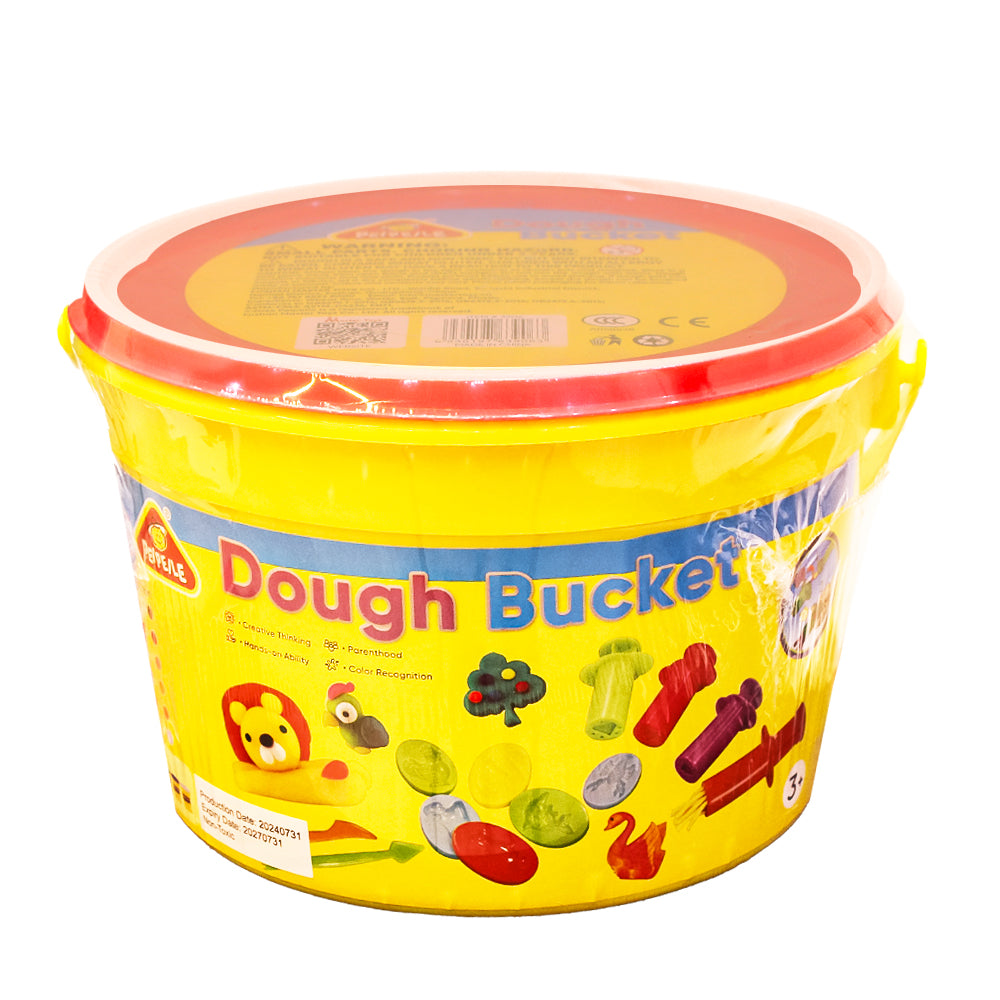 Master Toys Dough Bucket Set 5 Different Colors Pots With Accessories