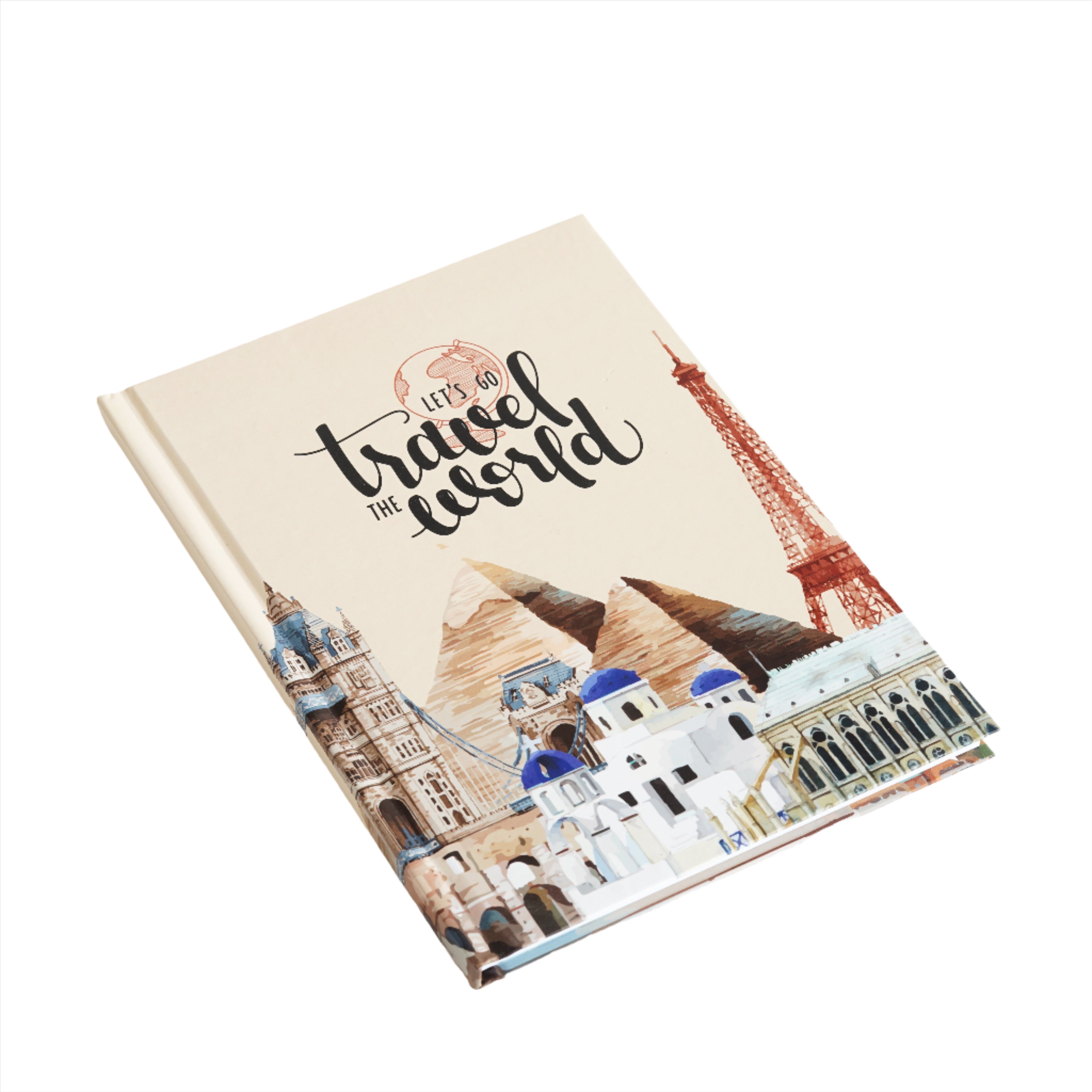 2BE Notebook  A5 144 sheets - Let's go travel The world
