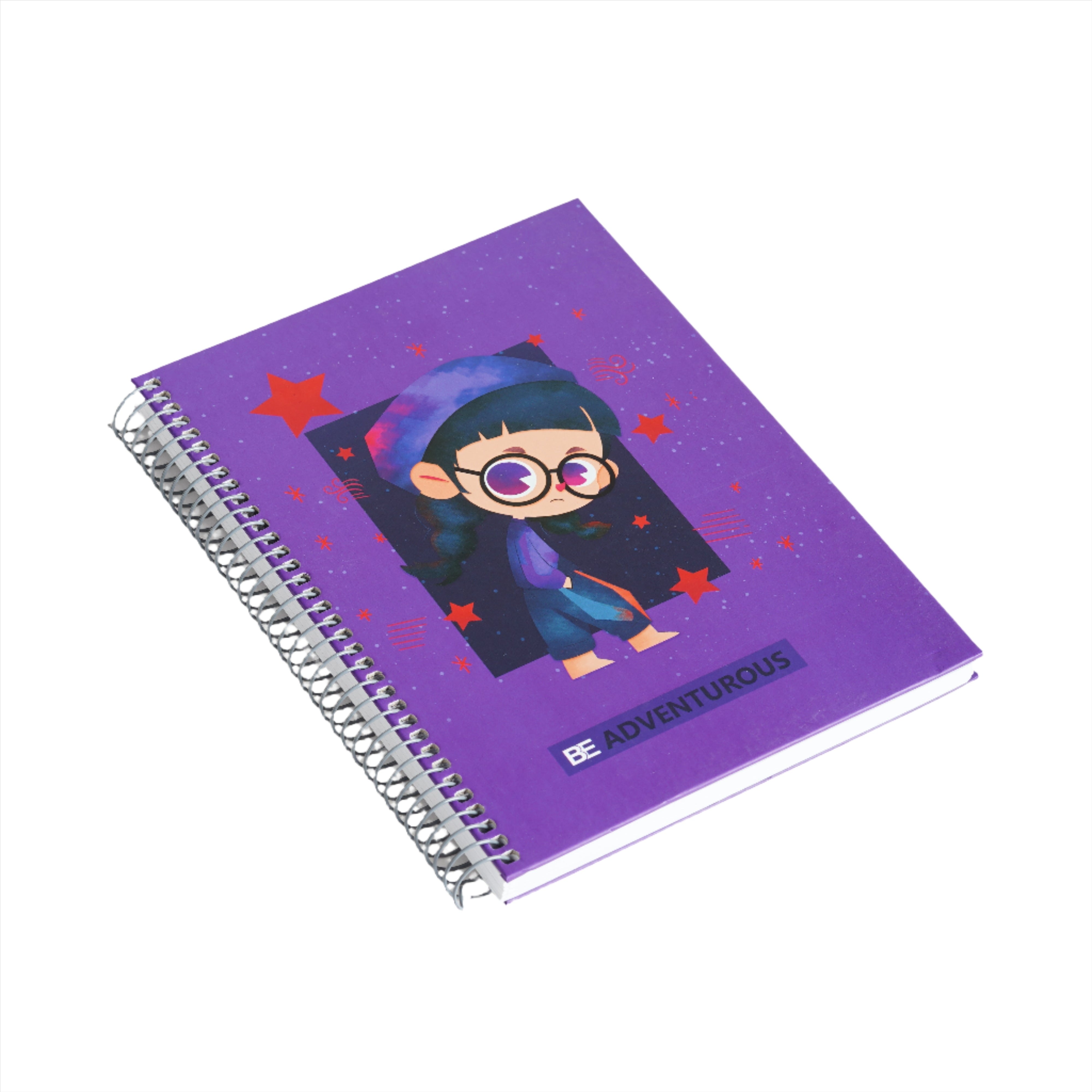 2BE Spiral Notebook A5 200 sheets - Be Adventurous