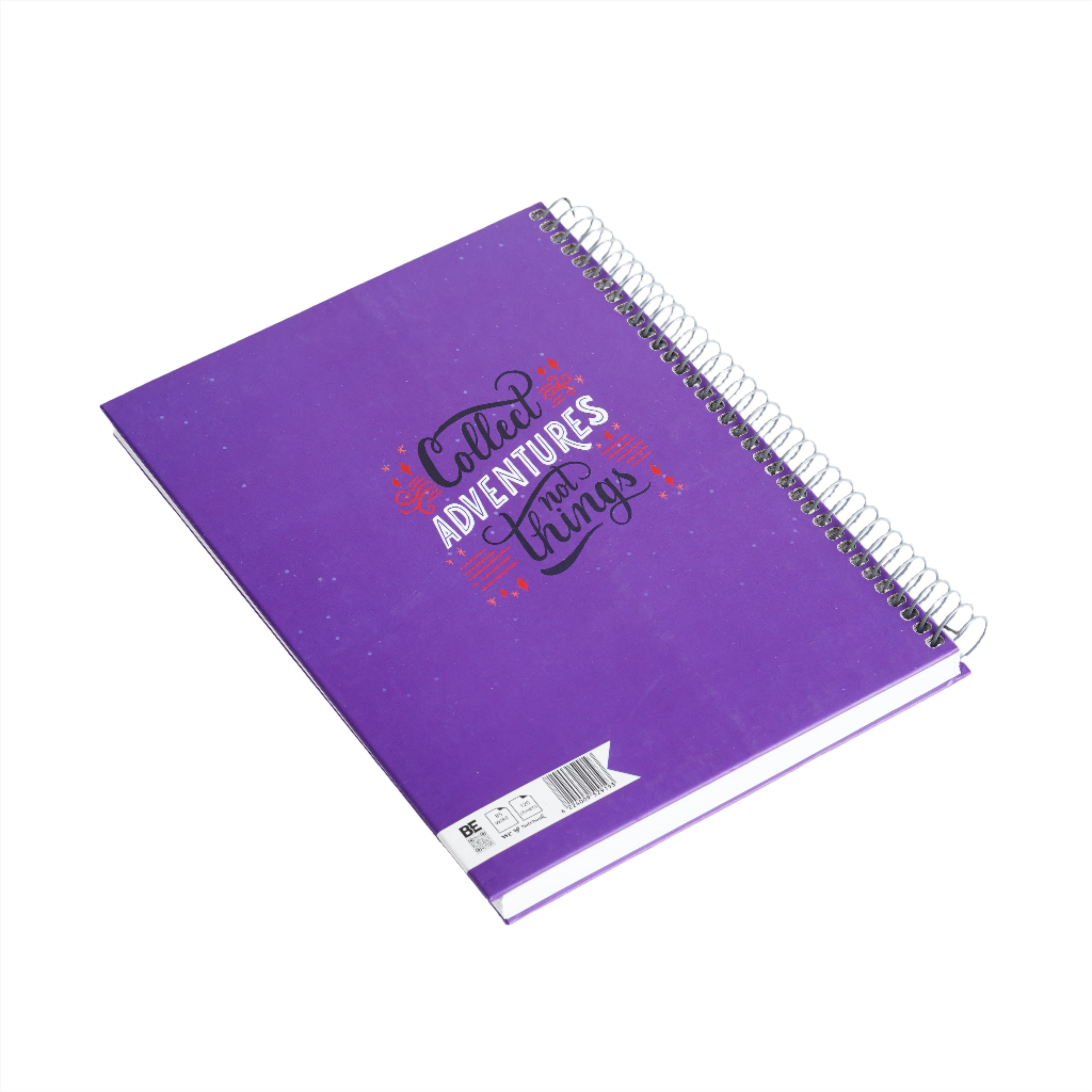 2BE Spiral Notebook A5 200 sheets - Be Adventurous