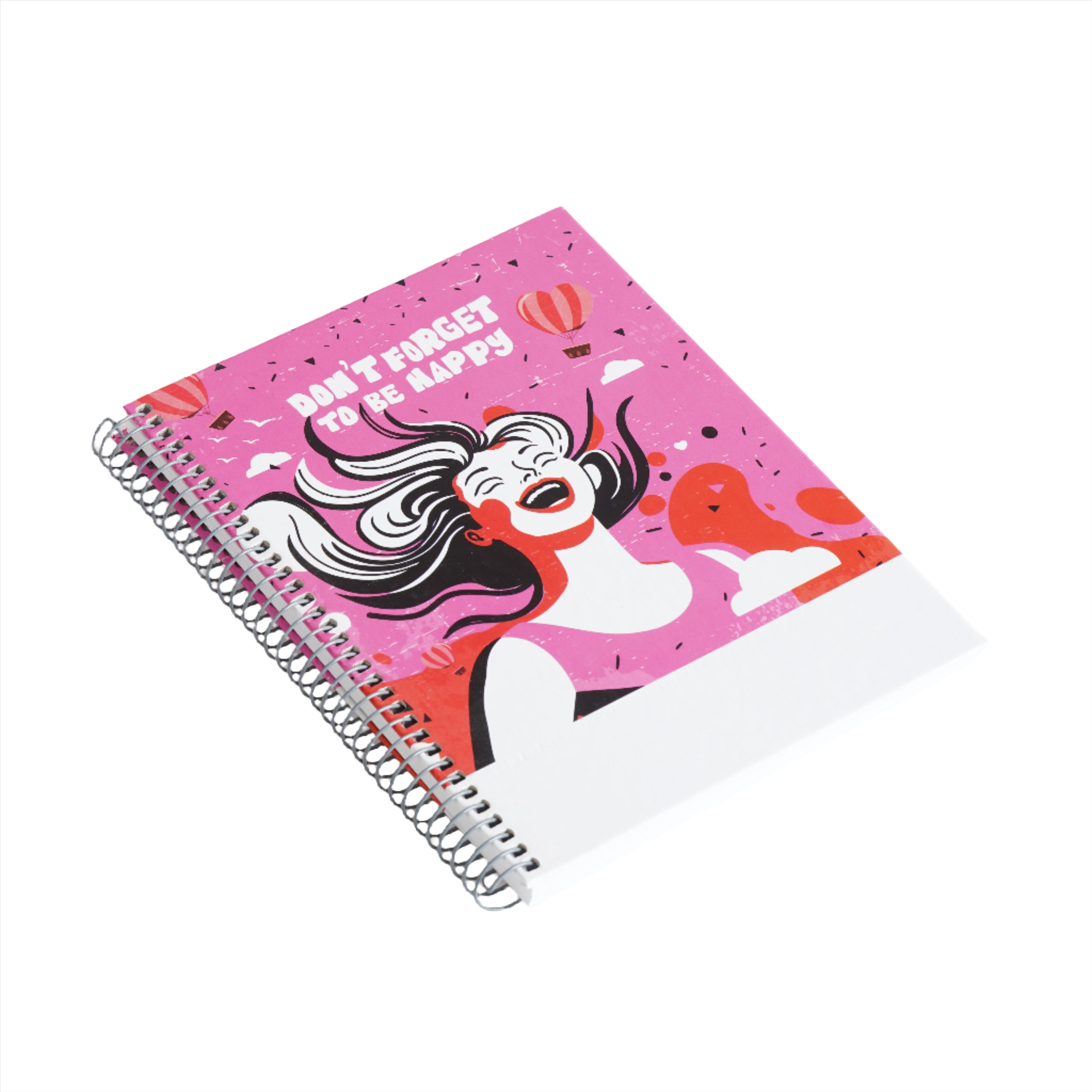 2BE Spiral Notebook B5 160 sheets - Don't forget To Be Happy