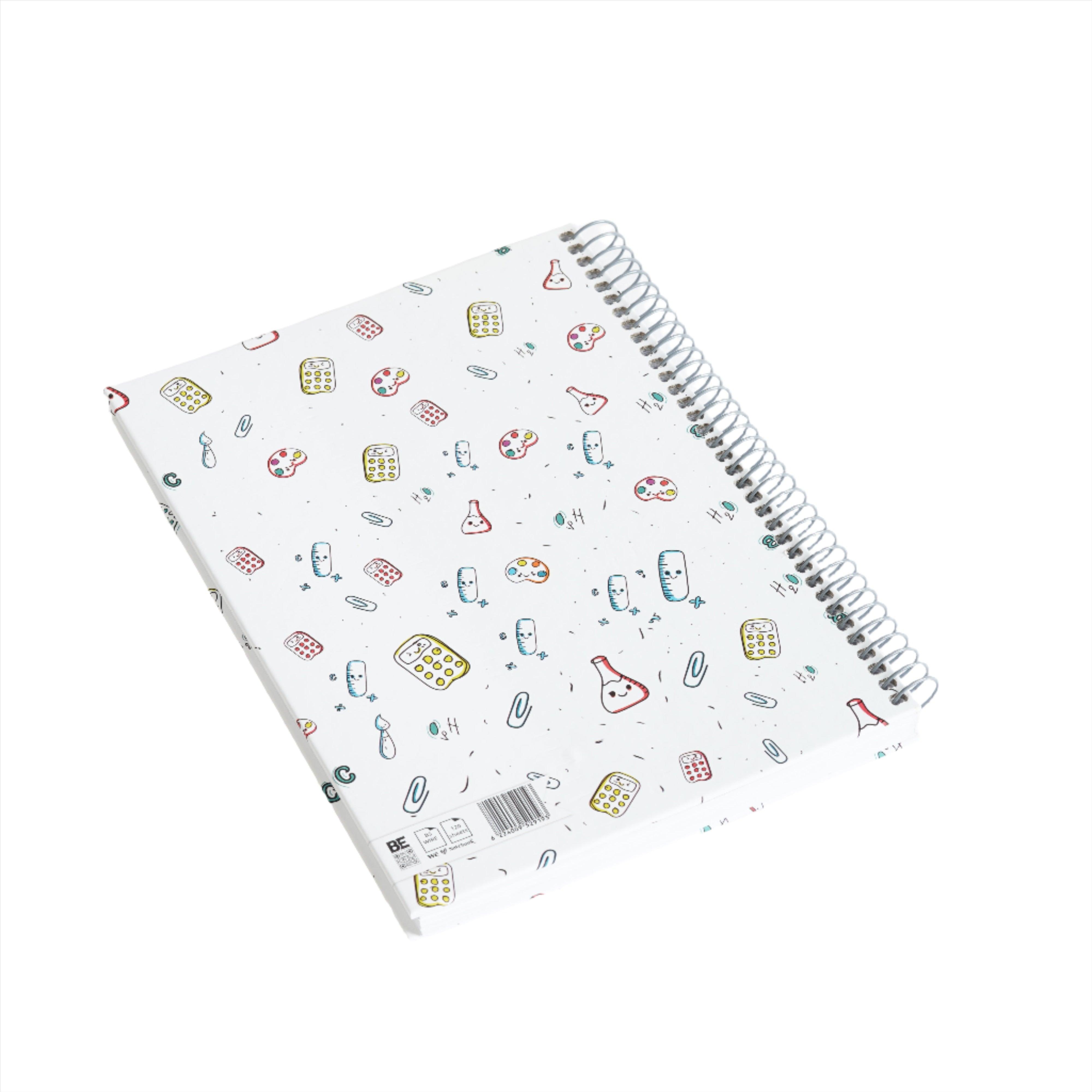 2BE دفتر حلزوني A5 200 ورقة - العودة إلى المدرسة