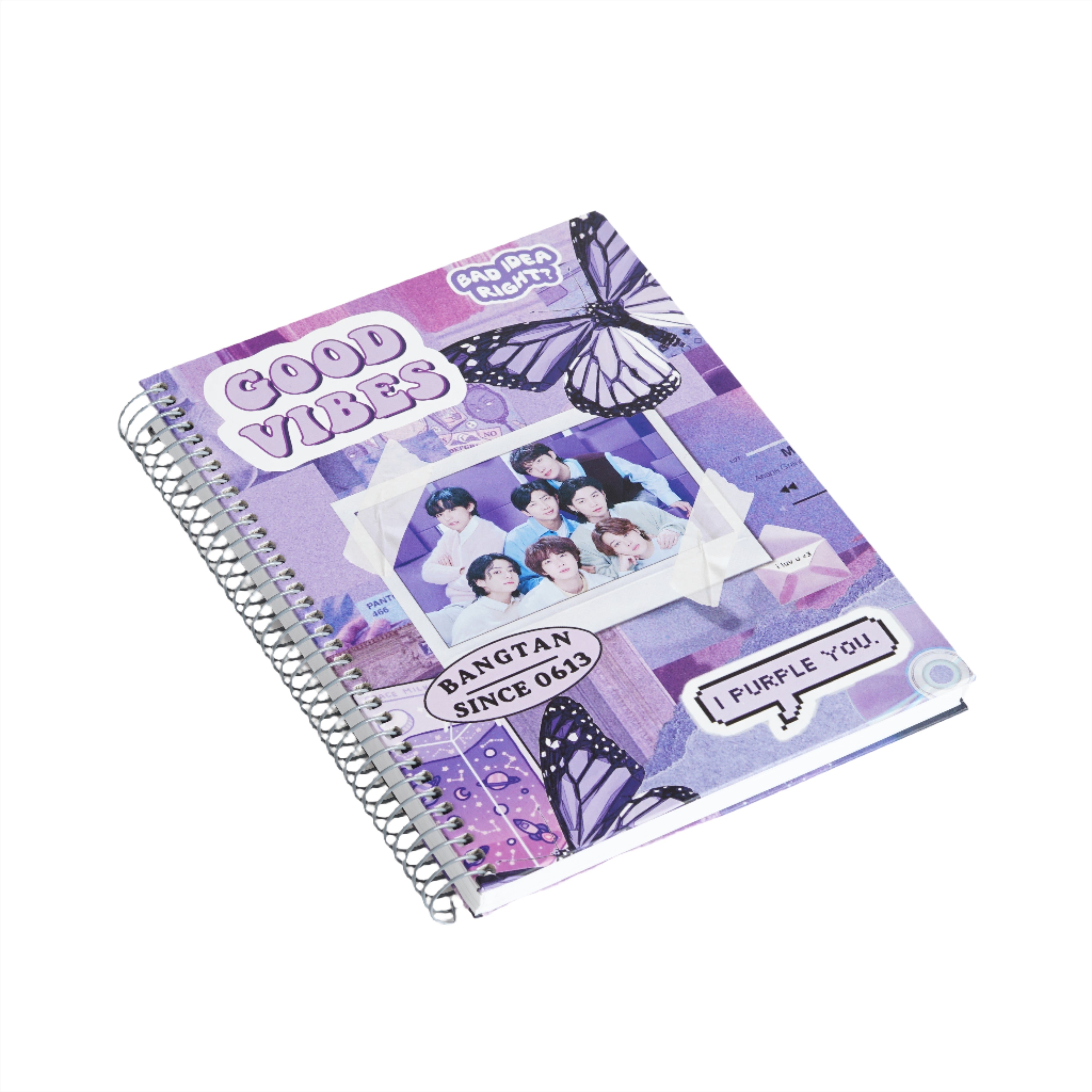 2BE Spiral Notebook B5 200 sheets - Good Vibes