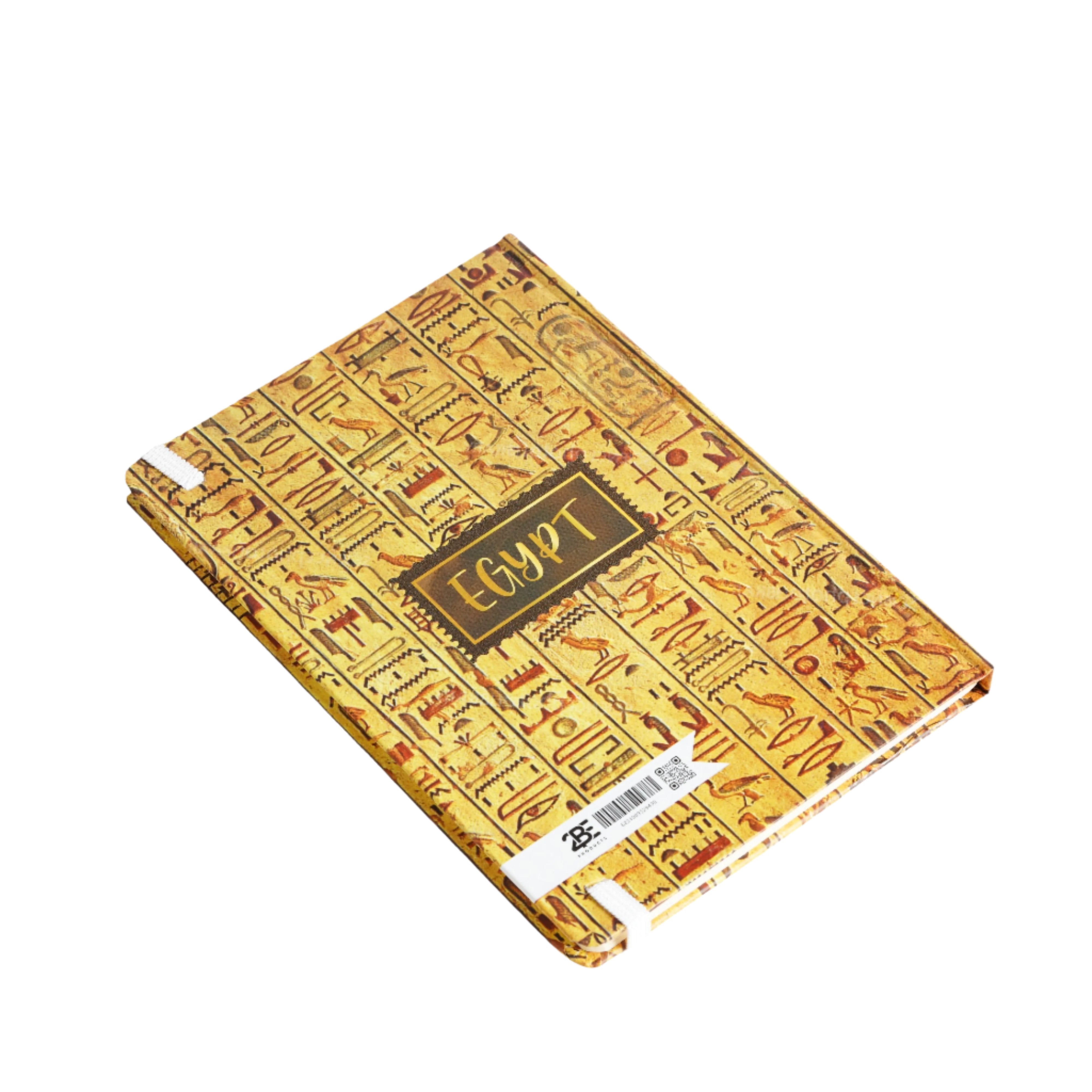 2BE Notebook A5 With Rubber Band  -  tout ankh amoun