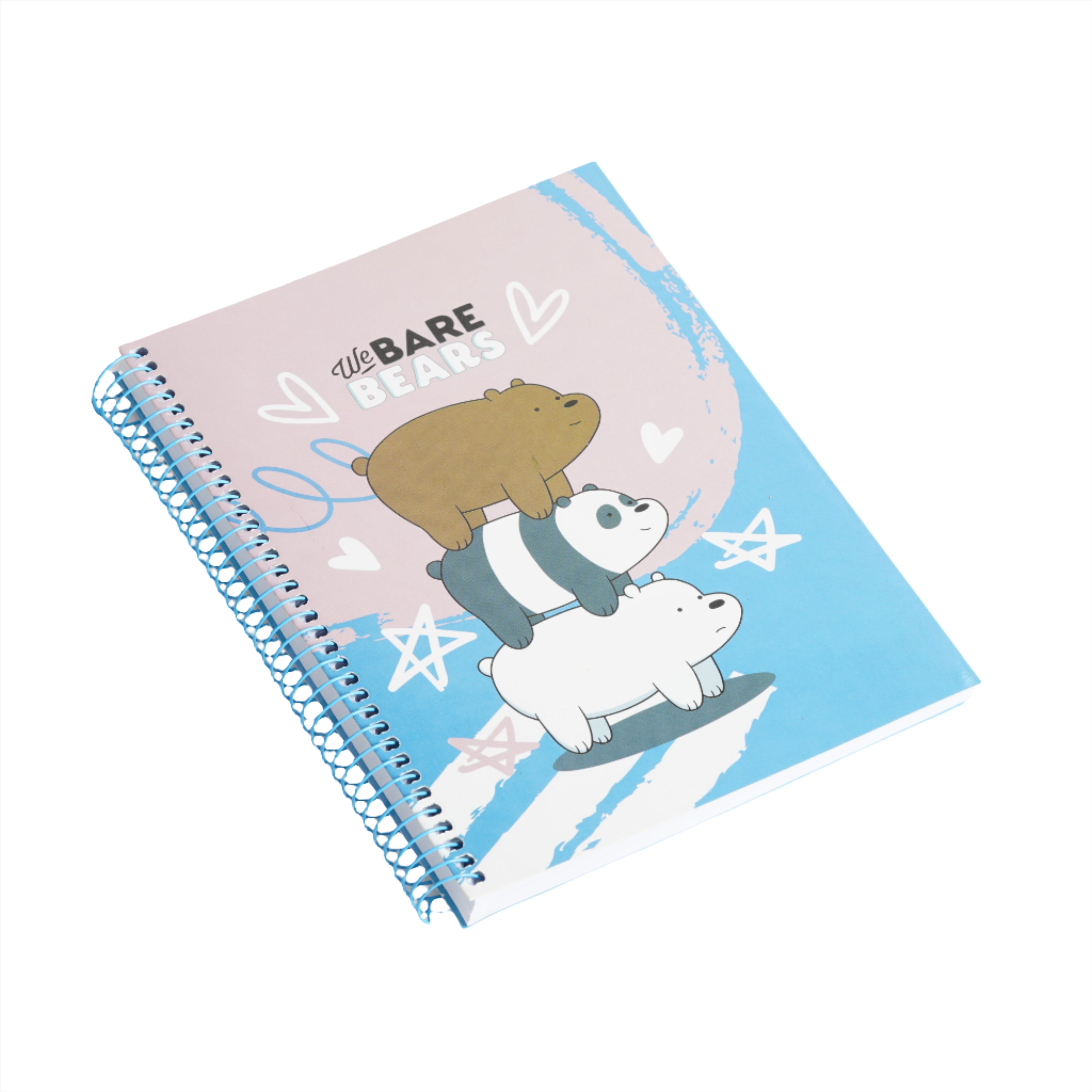 2BE Spiral Notebook B5 140 Sheets - We Bare Bears