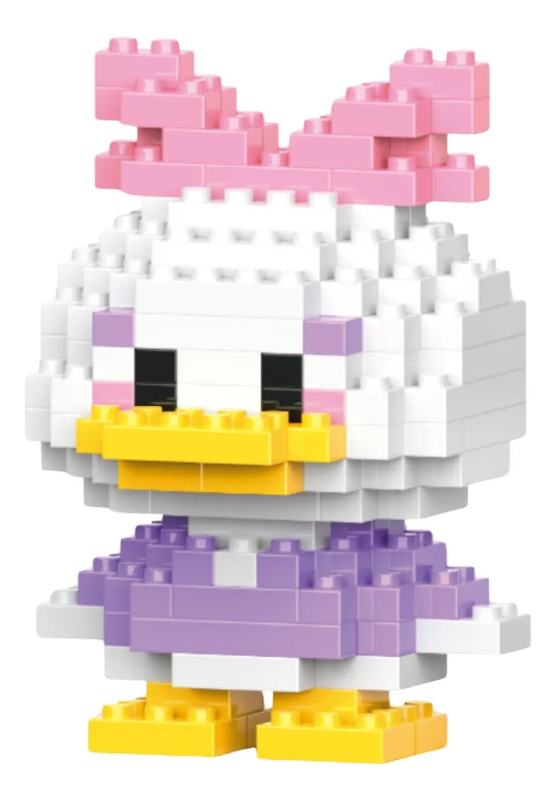 Disney Anime Building Blocks W2601-08 mini Action toy Figures Blocks - Daisy duck