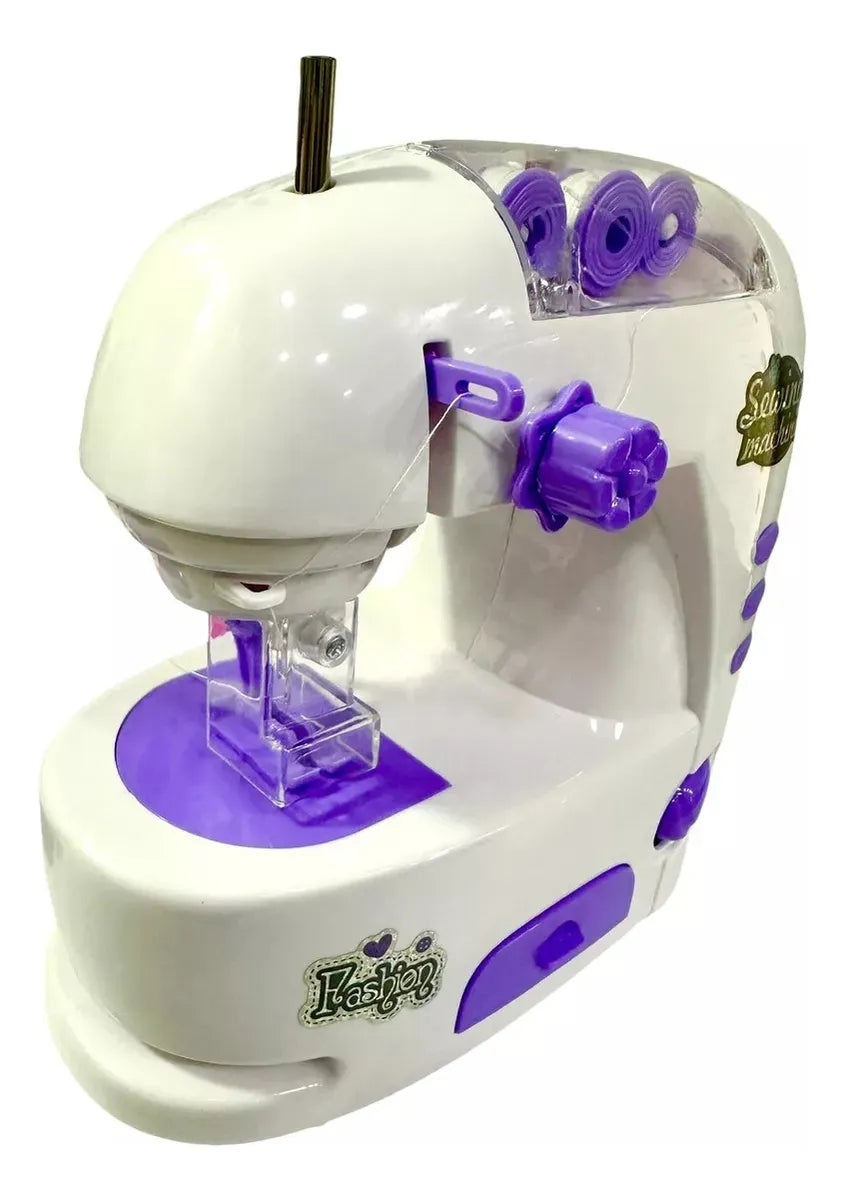 Little Fashionista Magic Sewing Machine – My First DIY Craft Kit with Lights and Accessories
