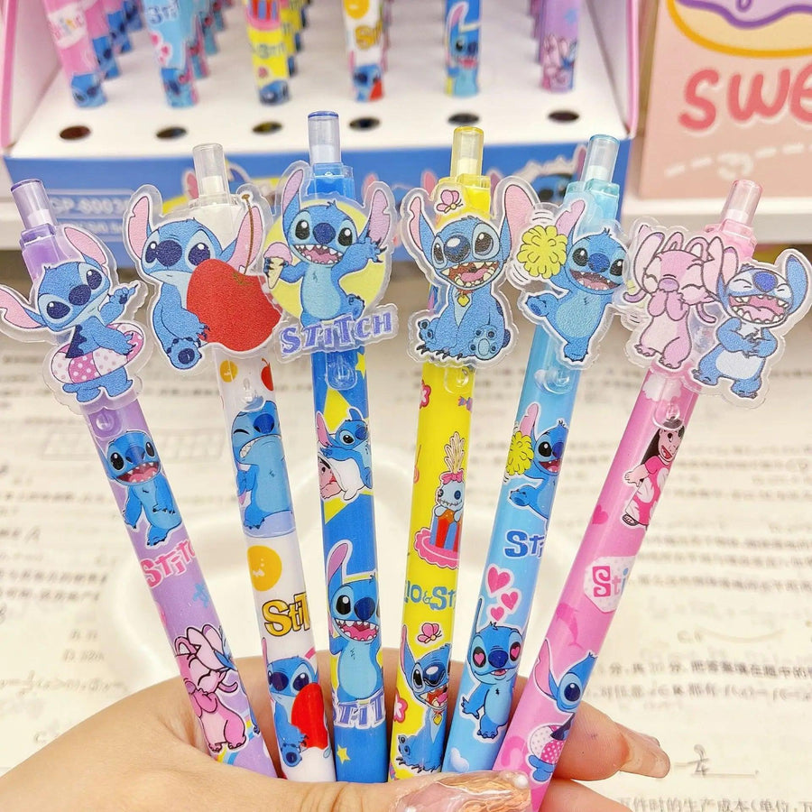 Disney Anime Lilo & Stitch Pens Cartoon Stitch Signature Pen Size 0.5mm - Colors May Vary