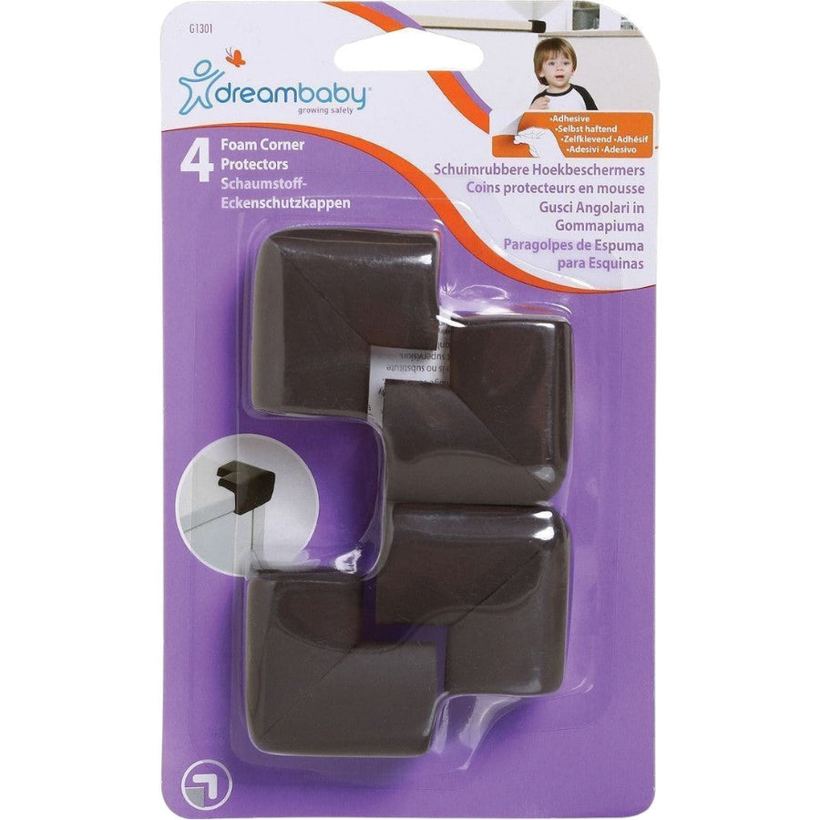 Dream Baby G1301 Foam Corner Protectors 4 Packs - Brown