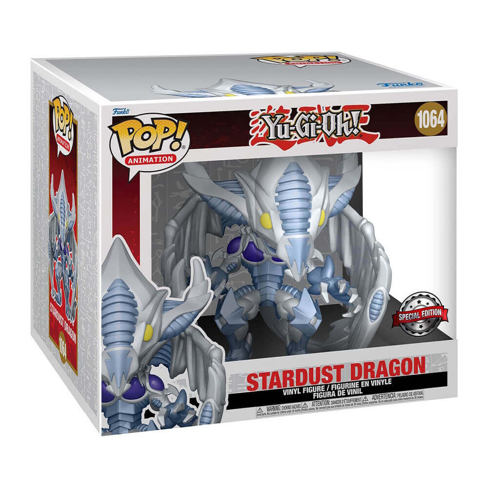 Funko Pop! Super Anime: Yu-Gi-Oh! - Stardust Dragon (Metallic) (Exclusive) #1064