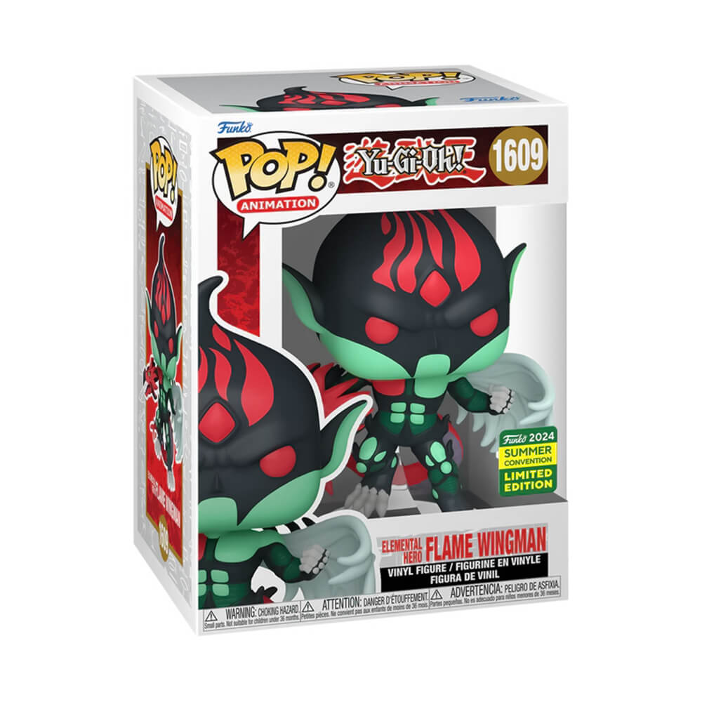 Funko Pop! Anime: Yu-Gi-Oh! - Elemental Hero Flame Wingman (San Diego Comic-Con International 2024 Convention Exclusive)