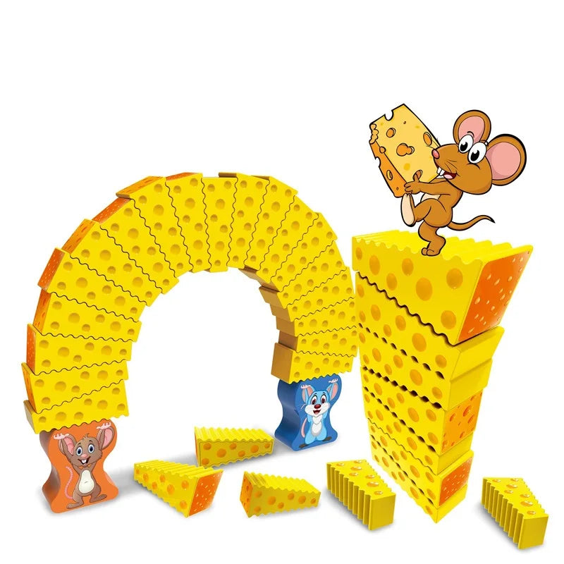 Family Game Cheese Stacking Fun Game - 007-90