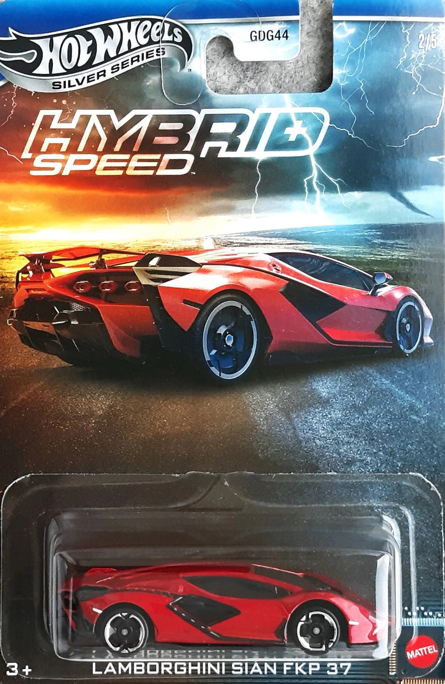 Hot Wheels Silver Series Hybrid Speed 1:64 Lamborghini Sian FKP 37