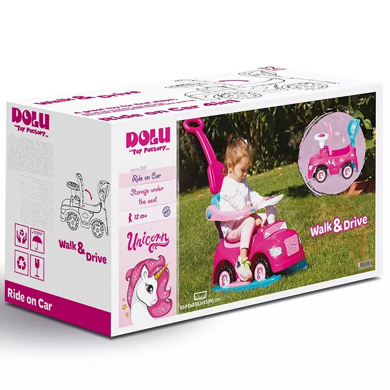 Dolu Unicorn Step Car 4-In-1 Kids