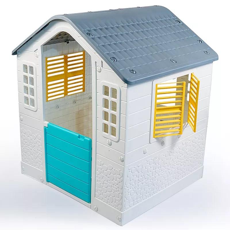 Dolu: Playhouse For children - White, Green, Yellow